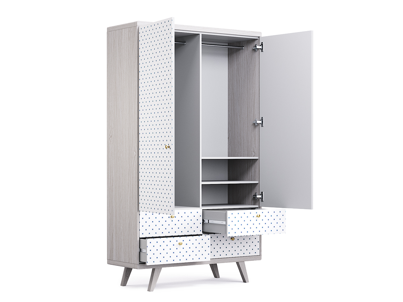 IDC004004043 The IDEA Шкаф №2 Thimon с ящиками  - Вид №2