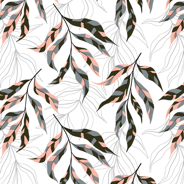 Стеновые панели - Терраццо ливз LIGRON LIST82 2355