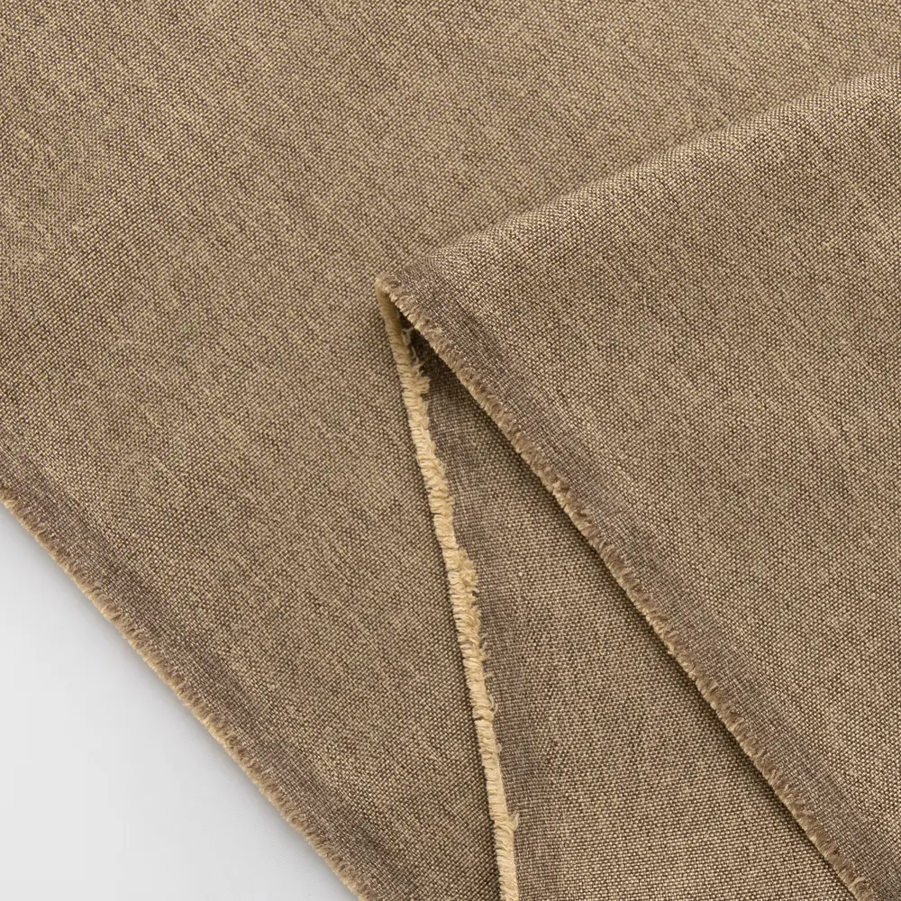 ЛТ ткань 1 п/м лен однотонный genevra коричневый 13 300 см TEX REPUBLIC STLM-2186326