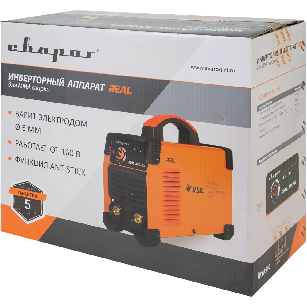 Сварочный аппарат инверторный Сварог ARC 220 REAL Z243N, 220 А, до 5 мм 89159367 STLM-2008214  - Вид №4