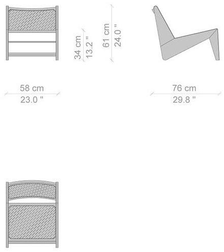 Cassina Кресло из массива дерева и венской соломы sun-id-1346068 - Вид №4