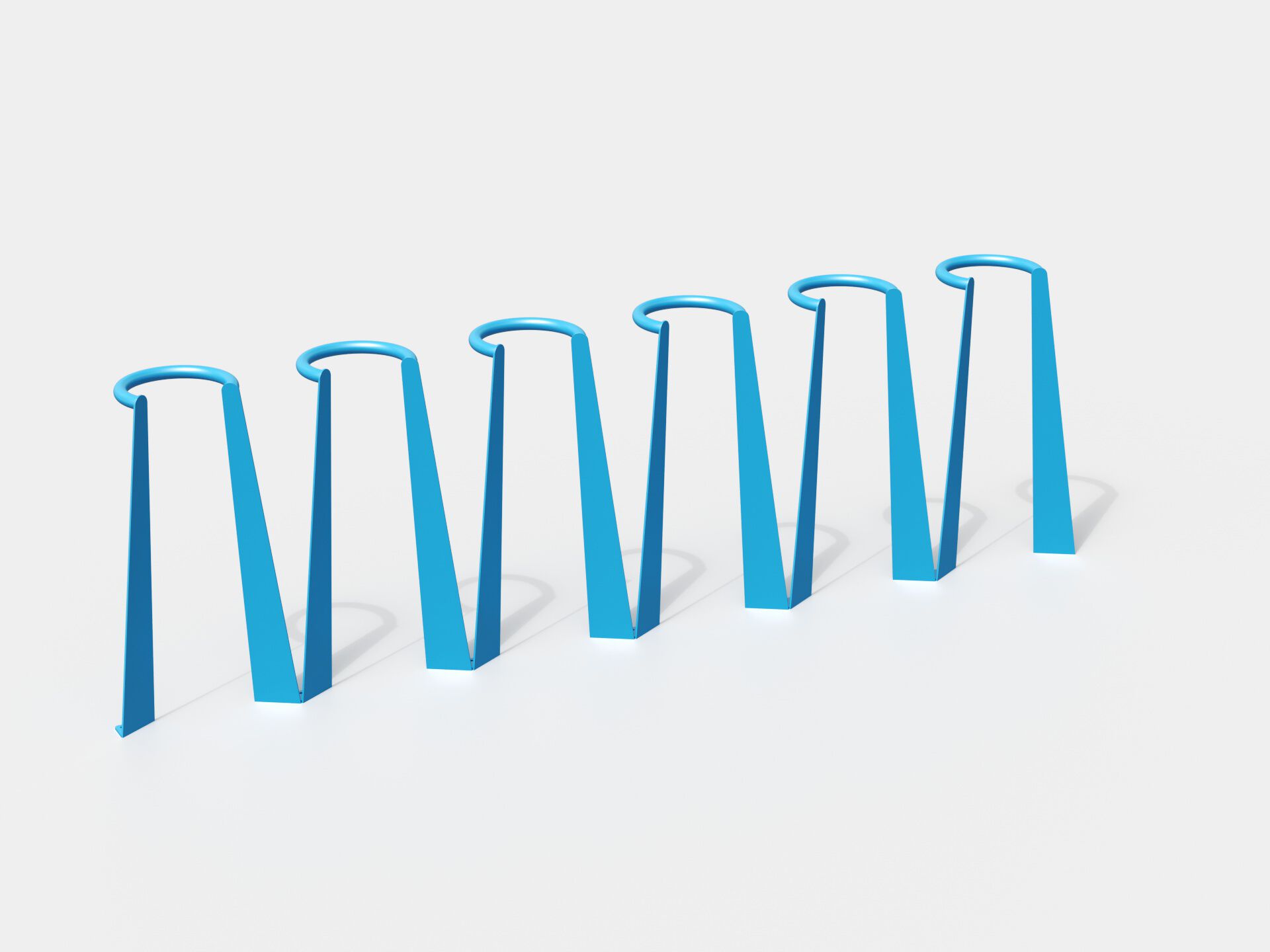 Стойка для велосипедов из оцинкованной стали Viscio Urban Design CICO ARCH-00135364 - Вид №2