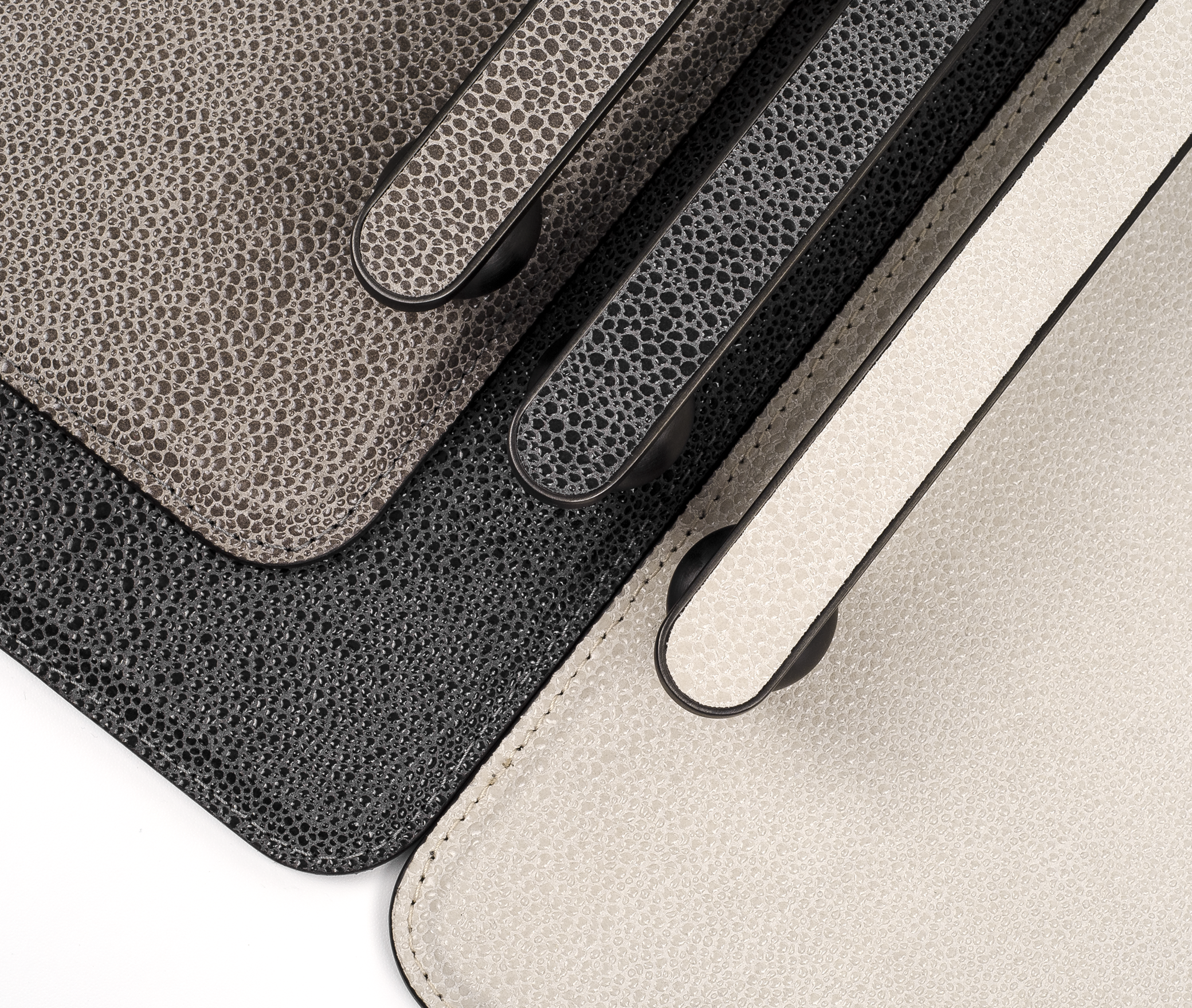 Памфили Поднос - 50X37 см/металл-хром/ари-кожа_крем Pinetti 00.1907.061.027 - Вид №4