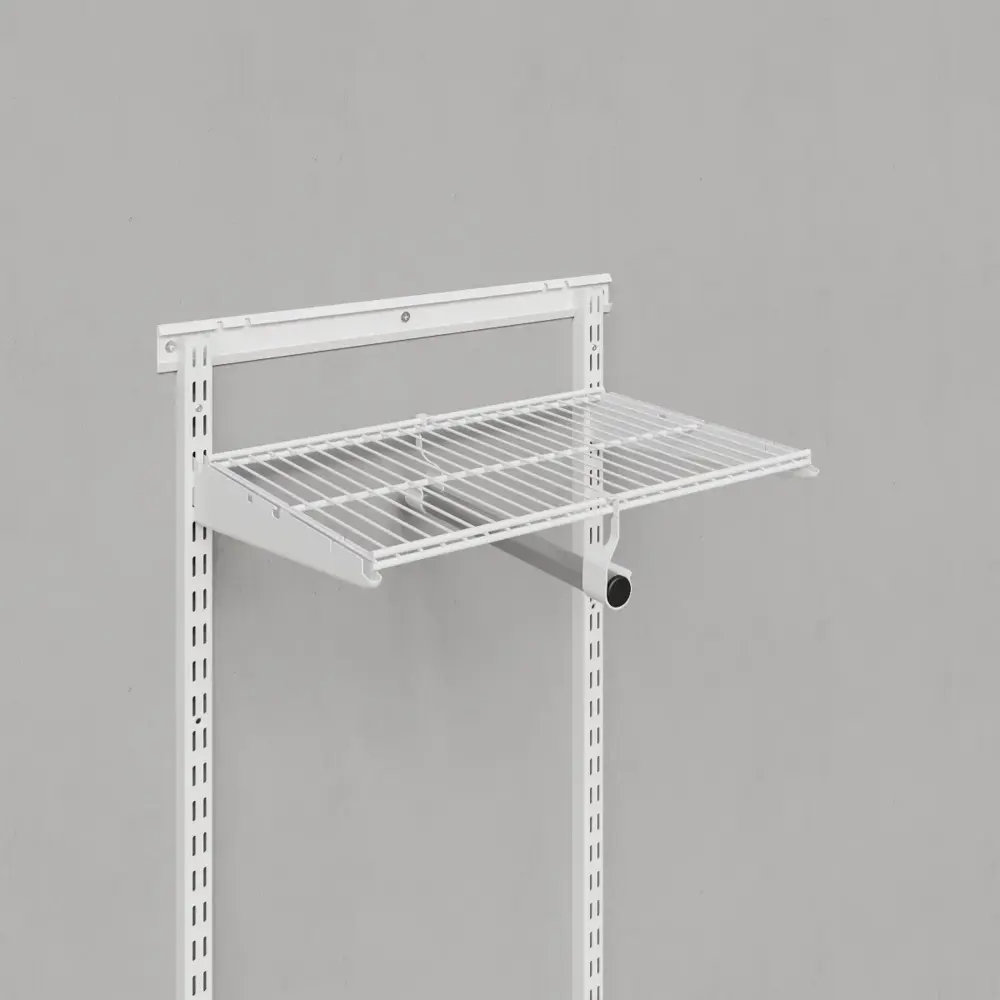 Вешалка 31x9.5x3 см металл цвет белый ТИТАН-GS STLM-2133224