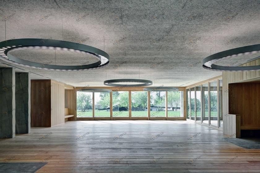 CELENIT Звукопоглощающие панели из минерализованной древесной ваты sun-id-1470268