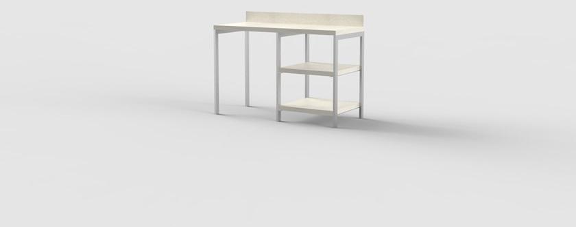 Mobilspazio Прямоугольный стол с полками для гостиниц Urban sun-id-1471606 - Вид №27