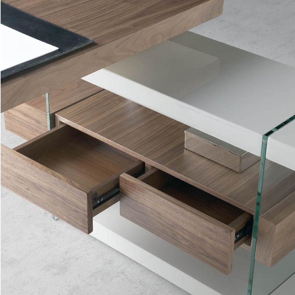 Письменный стол с полками и ящиками деревянный Decora от Angel Cerda ANGEL CERDA  147533 Бежевый  - Вид №2