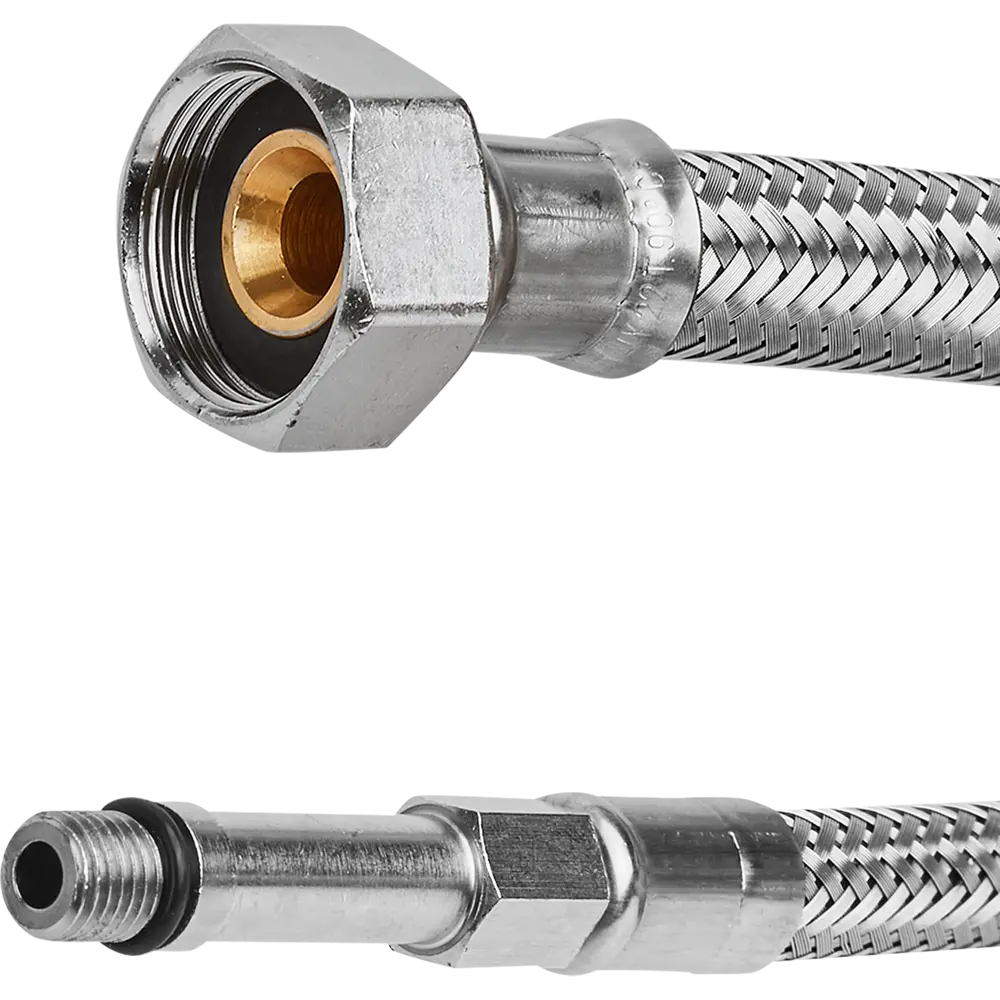 Гибкая подводка UNI-FITT для смесителей 100 см с резьбой 1/2" 86143442 STLM-1573521 - Вид №2