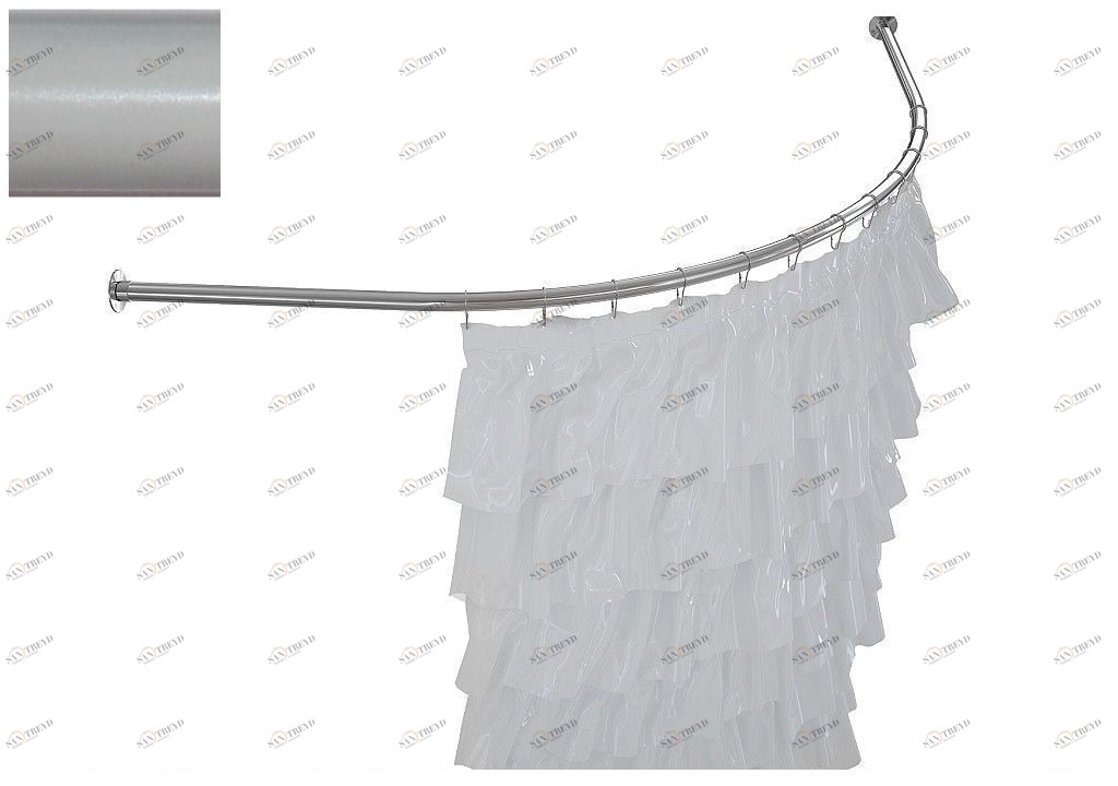 Карниз для ванны Aquanet Bali полукруглый 150x150  белый 00241490