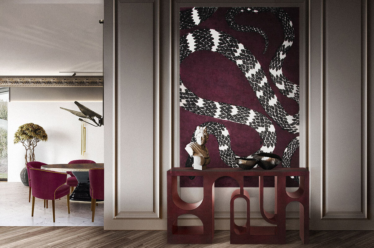 Змея 8 коврик RUG'SOCIETY Botanical 152_387  - Вид №5