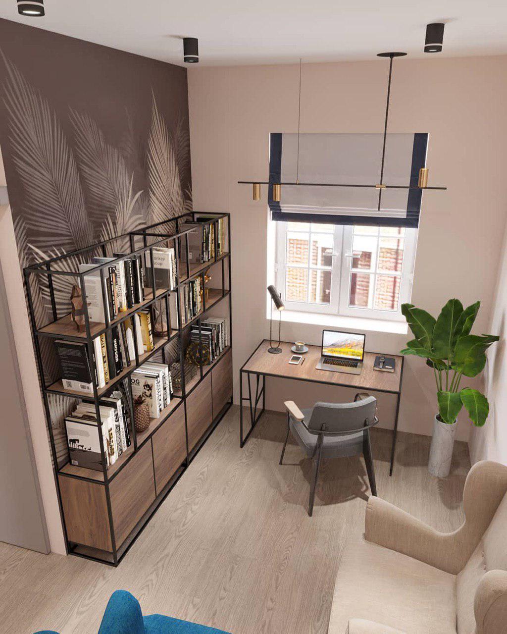 Стеллаж черный, американский орех Makella new black INTELLIGENT DESIGN СТЕЛЛАЖ MAKELLA 260786 Коричневый;черный  - Вид №4