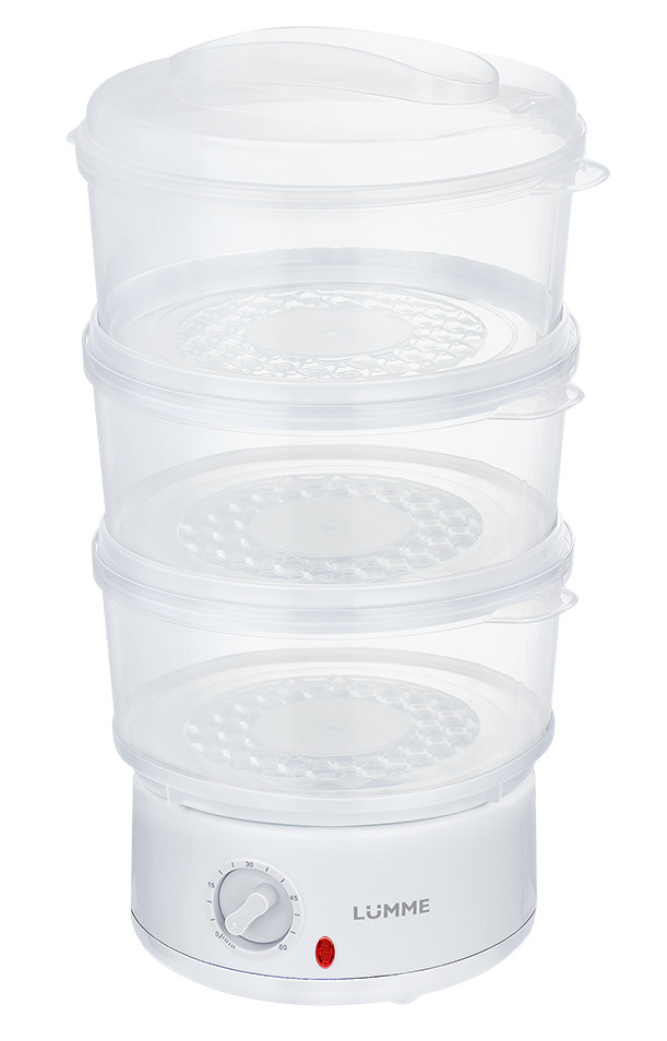 9058607 Пароварка Lumme LU-FS1407A белый STDN-0071430