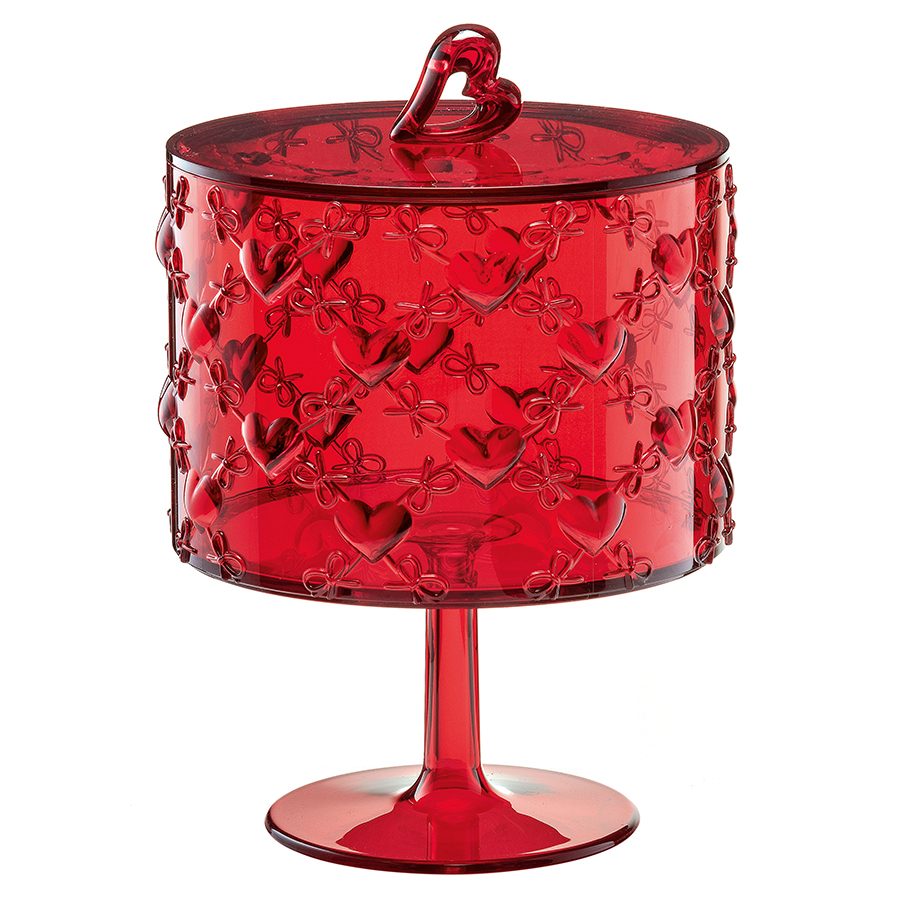 11540165 Ваза для десертов love большая красная Guzzini 