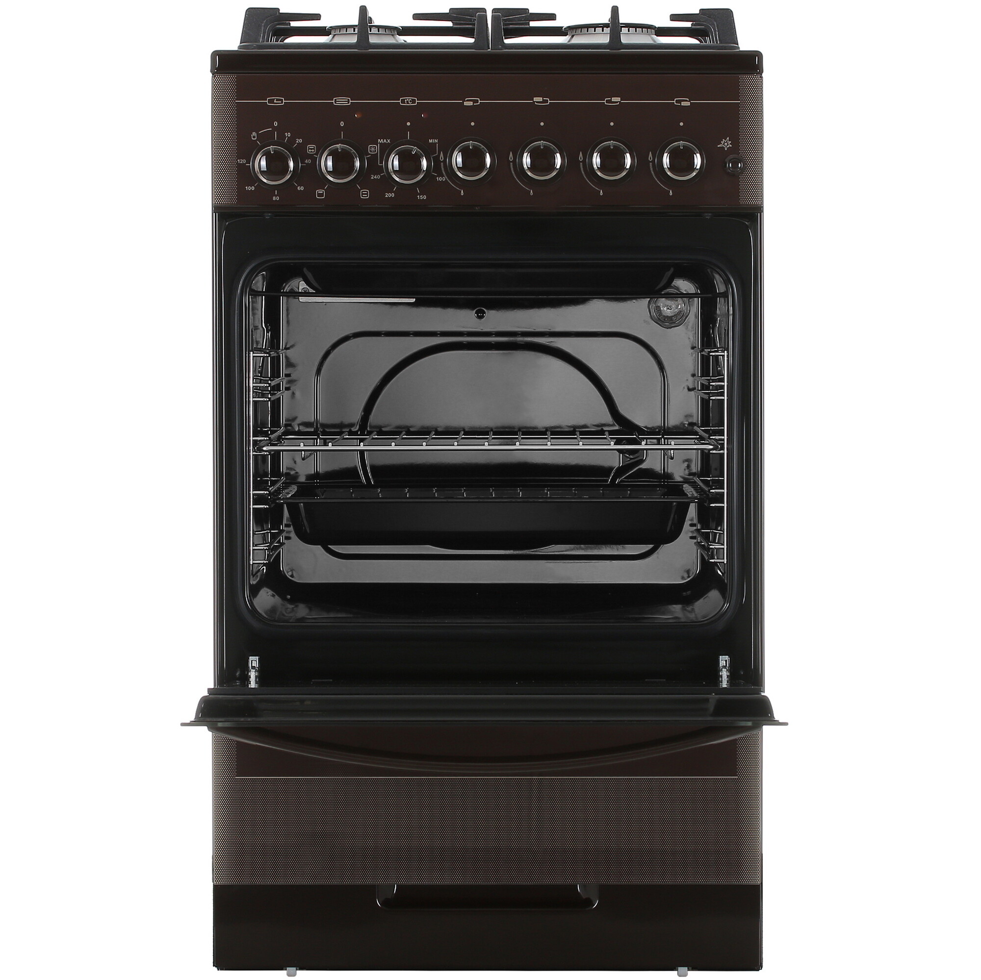 1089369 Комбинированная плита Gefest 5502-02 0045 коричневый STDN-0144472 - Вид №6