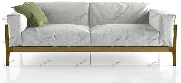 COR 2-местный тканевый диван Elm sun-id-1423702