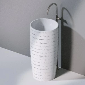 L103T0R0VT.420P Напольная раковина стоящая круглая A. e T. Italia PILLAR