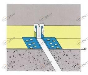 EDILFERRO TRAVEST Деформационный шов для гипсокартона sun-id-1365527