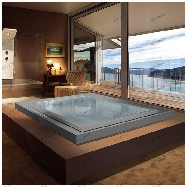 Бассейн Gruppo Treesse Fusion 230 SPA-V863H-SE встроенный прямоугольный серый Fusion SPA SPAV863HSE