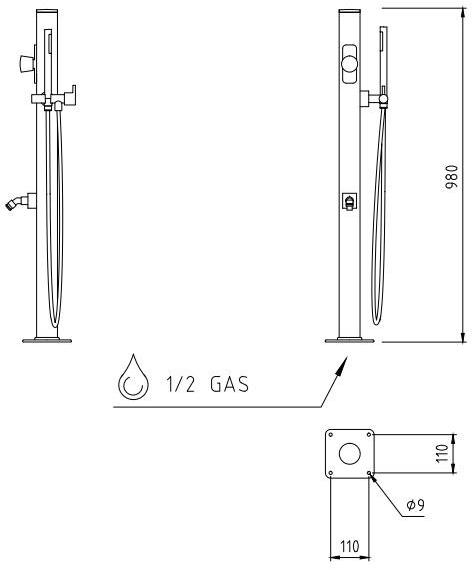 Мойка кухонная овальная Ama Luxury Shower sun-id-1473675 - Вид №6