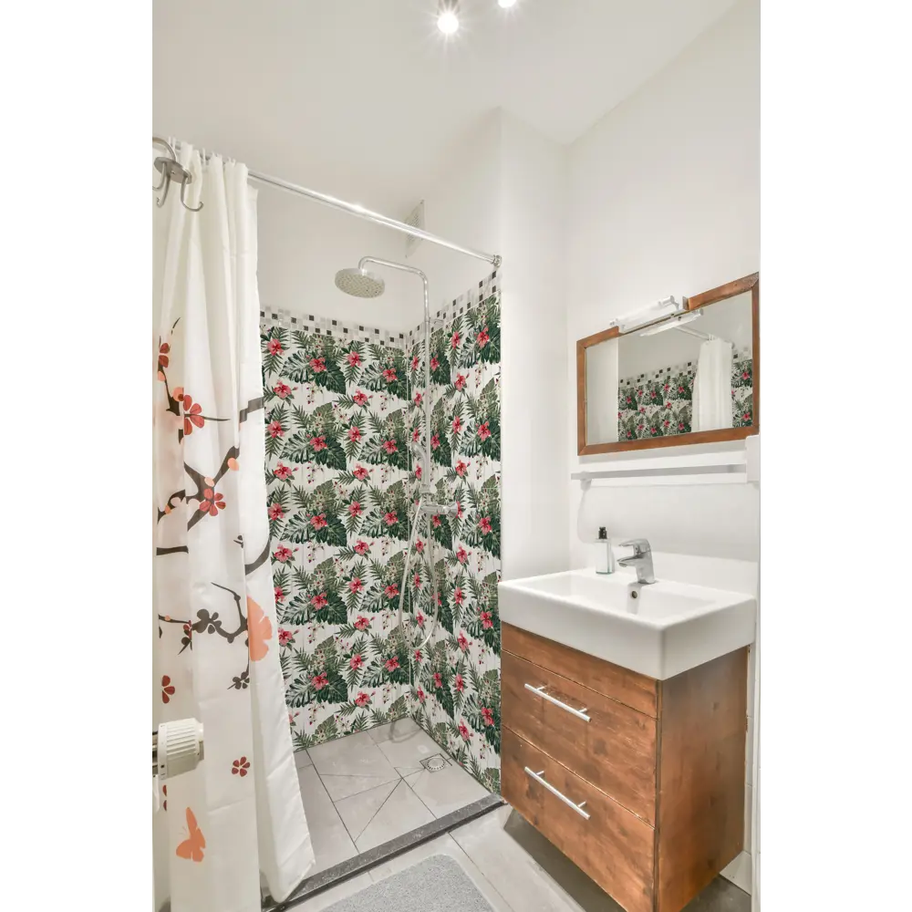 GRACE Стеновая панель ПВХ Магнолия с цветочным принтом для кухни 89380916 STLM-1452064 - Вид №1