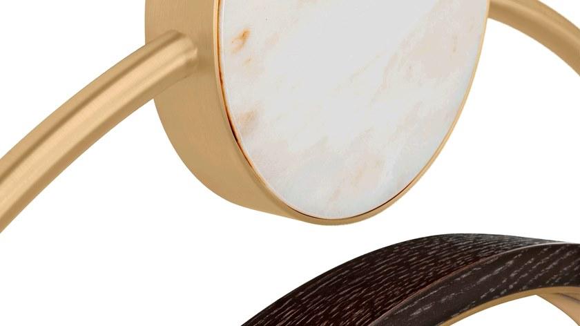 FRATO Круглое зеркало из латуни с настенной рамой  Fac050022aaa  - Вид №2