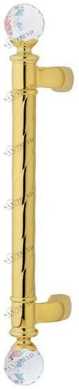 LINEA CALI' Латунная ручка в классическом стиле с кристаллами swarovski® Creative crystal sun-id-1387341