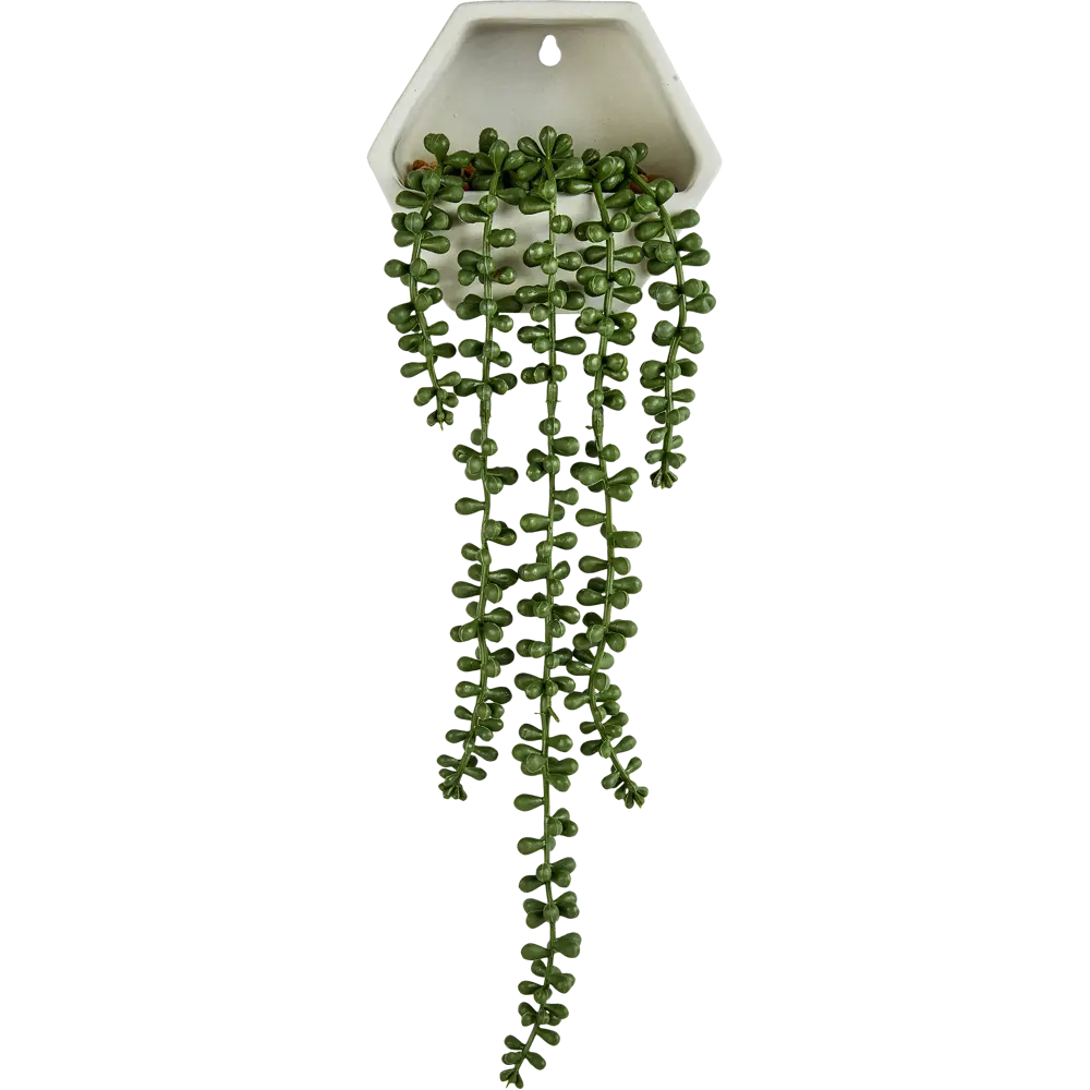 Искусственное растение в керамическом горшке Atmosphera 14x55x12.2 см полиэстер STLM-2161986 - Вид №1