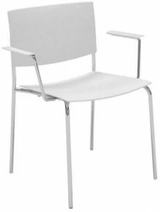 Andreu World Штабелируемый стул из технополимера с подлокотниками Sit So1202