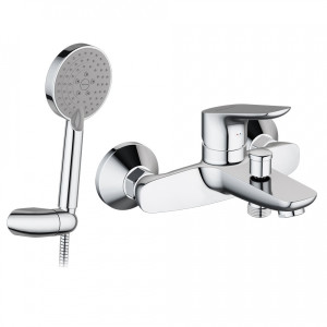 771300000 Набор 2 в 1: смеситель для в/д Origin One 2.0 душ. набор: душ 3ф шланг держ Damixa Origin Bit