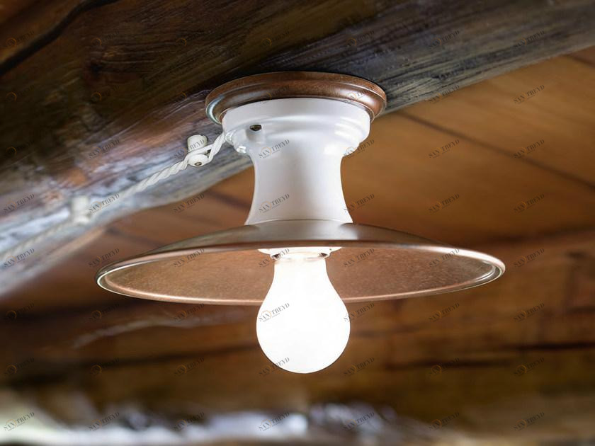 Aldo Bernardi Медный потолочный светильник Polare sun-id-1454137