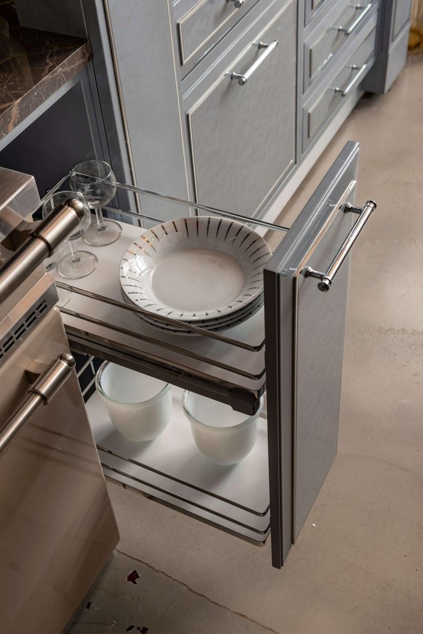 Martini Interiors Кухня на заказ из эвкалипта с ручками с полуостровом Essenza sun-id-1470554 - Вид №14