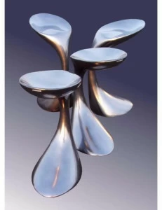 CEDRIMARTINI Высокий табурет из стекловолокна Ghost