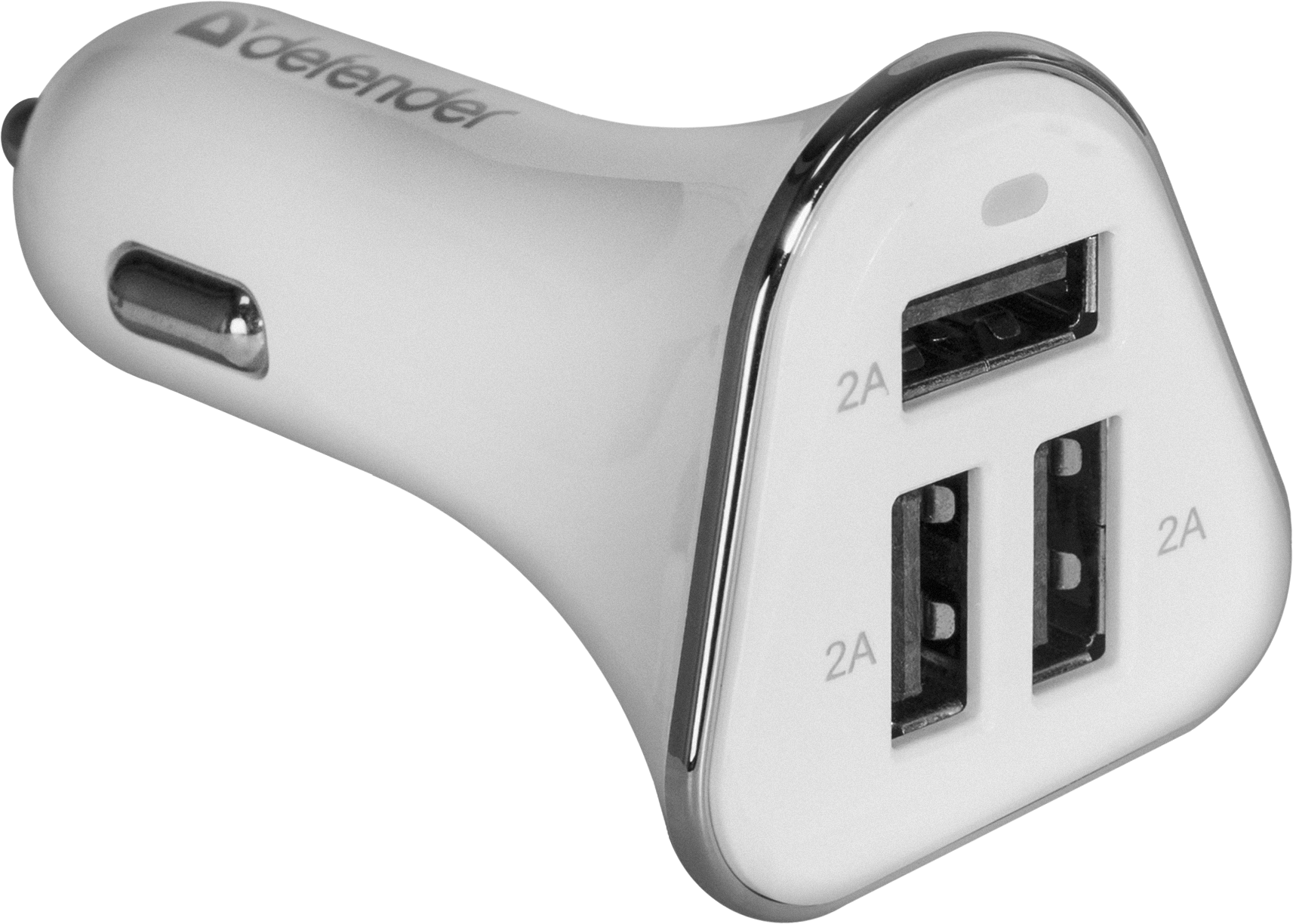 83566 автомобильный адаптер uca-04 3 порта usb, 5v / 6a Defender Santreyd 