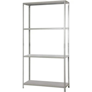 Стеллаж Практик LMS 20KD/4, 100х200х40 см, 4 полки, 100 кг, металл