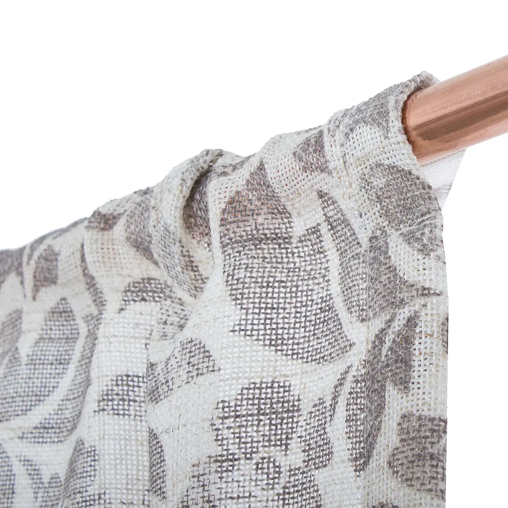 Штора на ленте «Вензель-1» 160х260 см цвет бежево-коричневый GARDEN STLM-2113730 - Вид №2