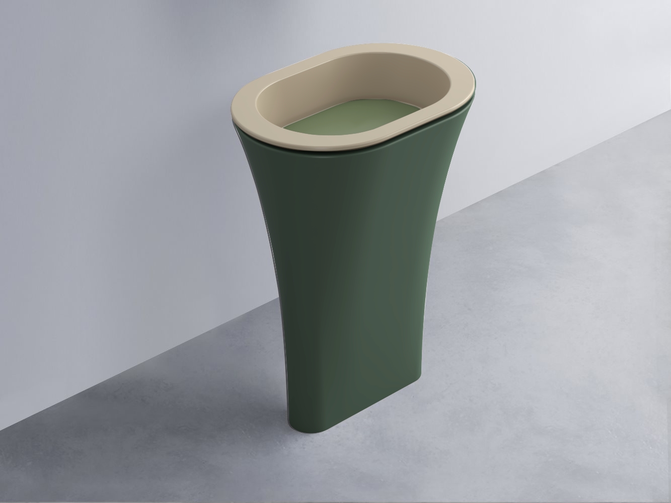 AMLA65-AV+AMPILO-AG+AMCOLO-MU Раковина Amedeo Ovale отдельностоящая cielo Enjoy + Amedeo Ceramica Cielo