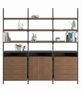 Ersa Книжный шкаф из крашеного металла с ящиками с креплением к потолку