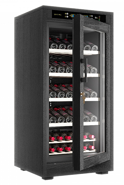 9186659 Винный шкаф Meyvel MV66-WB1-M черный STDN-0018089 - Вид №2