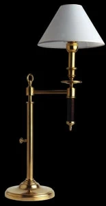 Tisserant Настольная лампа из бронзы, регулируемая по высоте