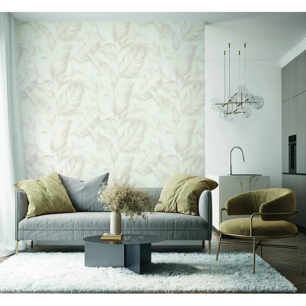 АРТЕКС Ассоль - Флизелиновые обои бежевые с виниловым покрытием 87943259 STLM-0076310 - Вид №3