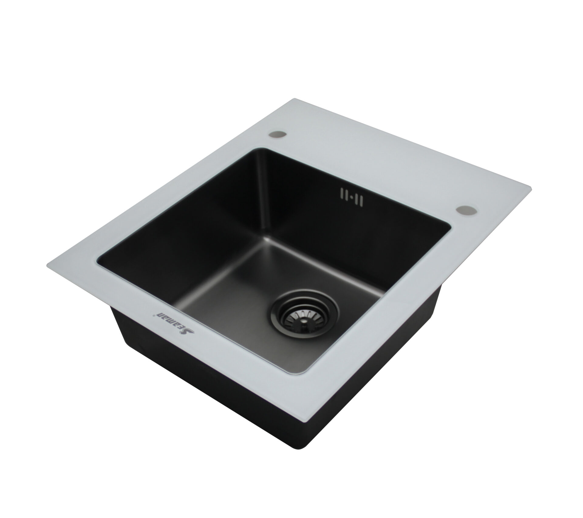 Кухонные мойки Eco Glass SMG-610W-Gun.B SEAMAN  - Вид №1