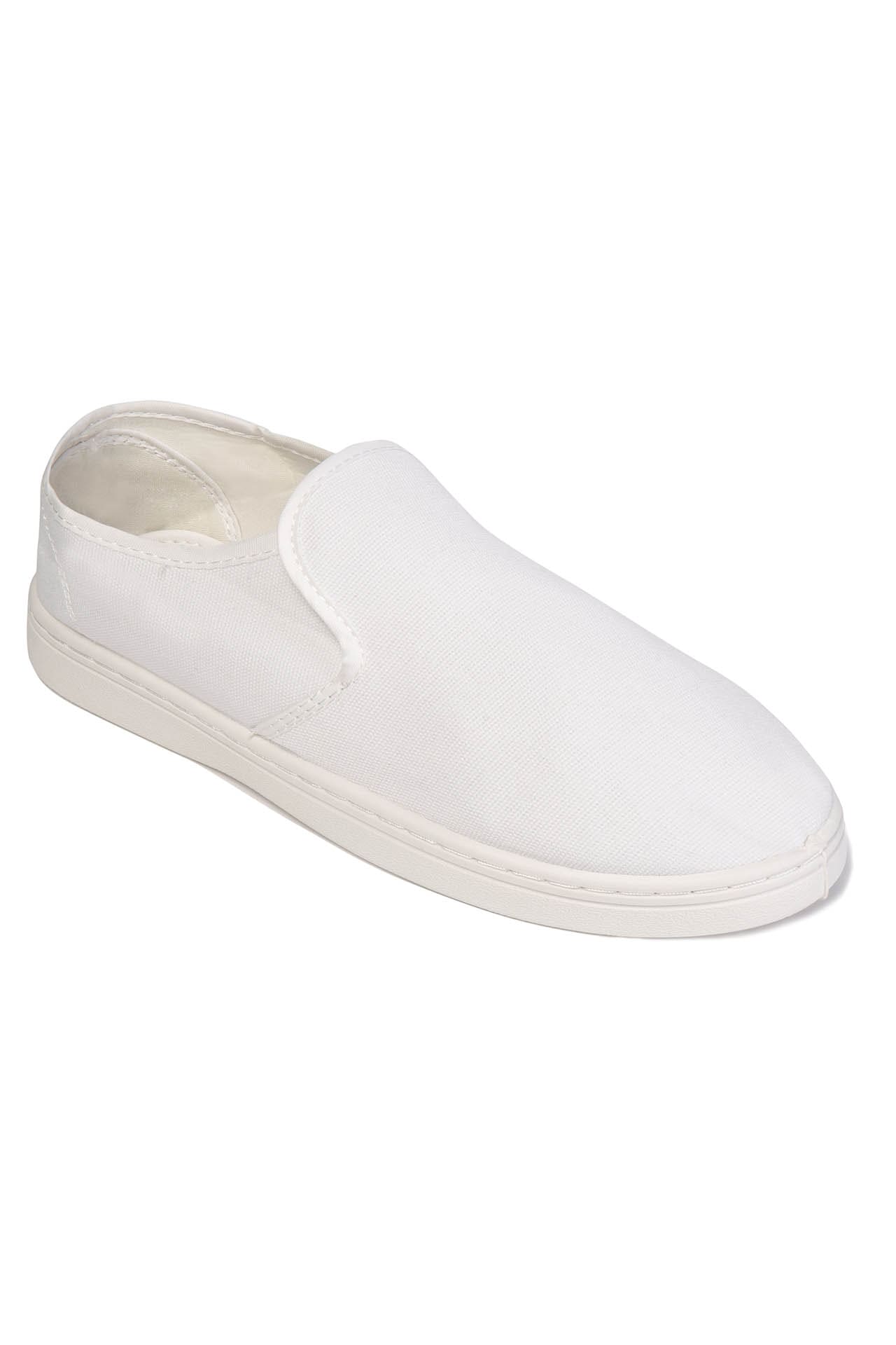 5040086 Слипоны на резинке белые  Медицинская обувь  размер 37 Спецодежда 