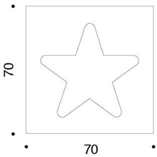 Danese Milano Трафаретная печать на бумаге Sei simboli sinsemantici Dedz11/ws  - Вид №1