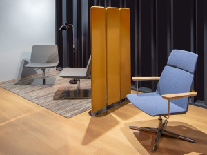 Звукопоглощающая модульная панель из полиэфирного волокна