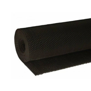 Антискользящее покрытие Зиг-Заг 0,9х10 м без подложки 4,5 мм Черный STSR-1305