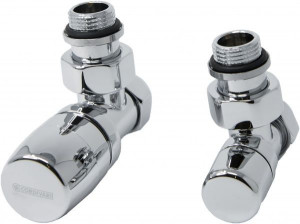 5991990311166 Cordivari, комплект клапанов "Kristal" без термостатической головки для м/п труб, цвет хром