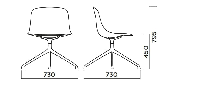 Стул на тканевом насесте Infiniti Pure Loop Binuance Maxi ARCH-00057907 - Вид №4
