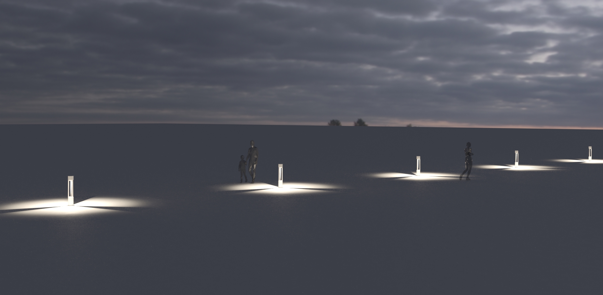 3333611 Мобильный светильник Platek TRIS  TRIS H. 900 mm - LED 3000K - Вид №7