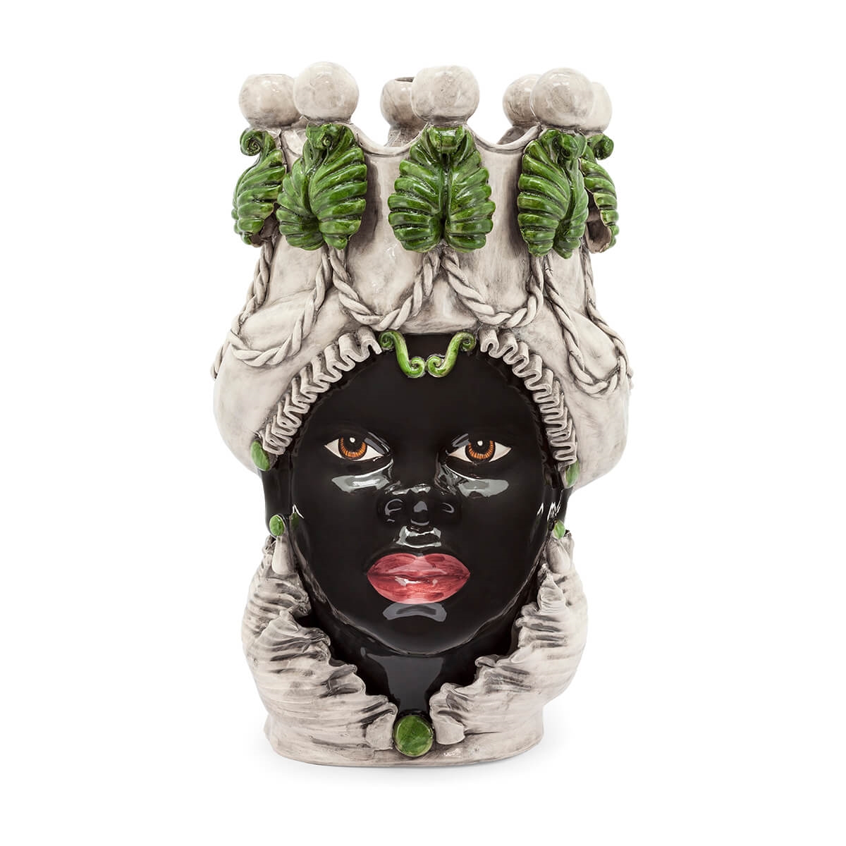 200837-01 ABHIKA ВАЗА MORO LADY С ПОДСВЕЧНИКОМ GOLD  - Вид №1