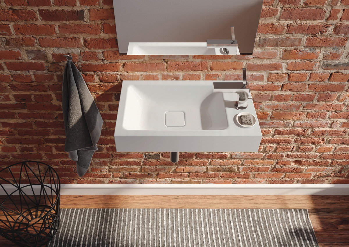 Умывальник KALDEWEI Сталь эмалированная 3073 258 альпийский белый матовый 30733319258 - Вид №5